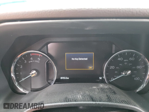 2020 Ford F-350 XL with VIN 1FT8W3BT1LED32482, listed as a Copart auction lot 43860854 with 81,153 mi miles and Salvage title. Bid and sale history available at DreamBid. Image 9.