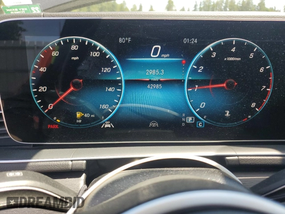2021 Mercedes-Benz GLE 350 with VIN 4JGFB4KE7MA492445, listed as a Copart auction lot 60292315 with 42,985 mi miles and Salvage title. Bid and sale history available at DreamBid. Image 9.