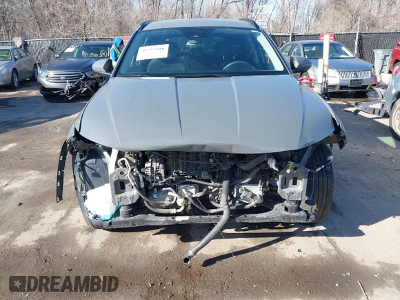 2024 Hyundai Tucson SEL with VIN 5NMJBCDE5RH322877, listed as a IAAI auction lot 41757616 with 53,515 mi miles. Bid and sale history available at carsss.com. Image 6.