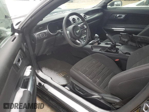 2021 Ford Mustang Mach 1 with VIN 1FA6P8R0XM5555625, listed as a Copart auction lot 38425784 with 0 mi miles and Salvage Title. Bid and sale history available at carsss.com. Image 7.