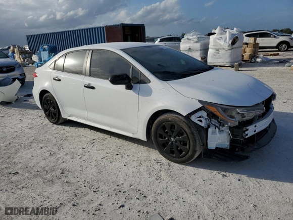 2024 Toyota Corolla LE with VIN 5YFB4MDE6RP196572, listed as a Copart auction lot 47277625 with 379 mi miles and Salvage Title. Bid and sale history available at carsss.com. Image 4.