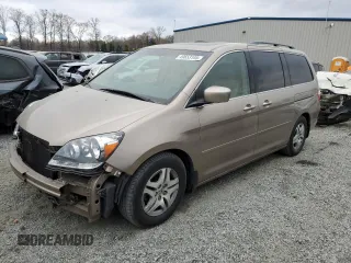 2005 Honda Odyssey EX-L with VIN 5FNRL38755B121522, listed as a Copart auction lot 49653105 with 272,254 mi miles and Salvage Title. Bid and sale history available at carsss.com. Image 1.