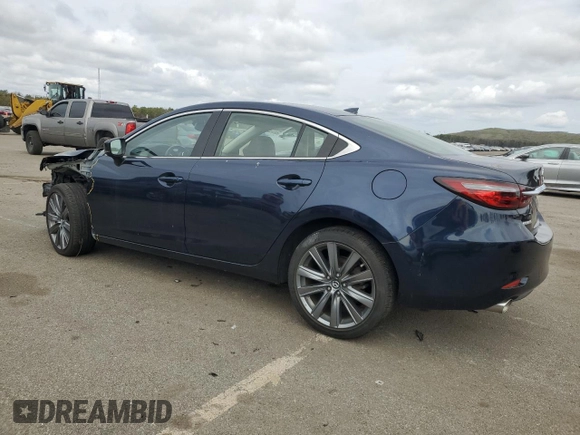 2018 Mazda 6 Grand Touring with VIN JM1GL1TY6J1323672, listed as a Copart auction lot 52700165 with 34,005 mi miles and Salvage Title. Bid and sale history available at DreamBid. Image 2.