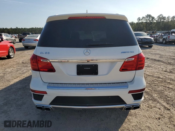 2015 Mercedes-Benz GL-Class GL 63 AMG with VIN 4JGDF7EE3FA585524, listed as a Copart auction lot 74968724 with 99,684 mi miles and Salvage Title. Bid and sale history available at carsss.com. Image 6.