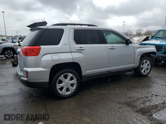 2017 GMC Terrain SLE with VIN 2GKALNEKXH6323143, listed as a Copart auction lot 49957885 with Not Provided miles and Clean Title. Bid and sale history available at carsss.com. Image 3.