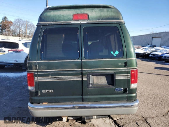 2000 Ford Econoline Cargo with VIN 1FDRE14W9YHA92344, listed as a Copart auction lot 83749374 with 164,823 mi miles and Salvage Title. Bid and sale history available at DreamBid. Image 6.