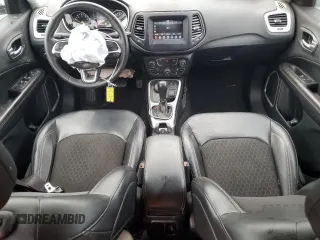 2021 Jeep Compass Altitude with VIN 3C4NJDBB4MT530103, listed as a Copart auction lot 53826555 with 55,313 mi miles and Salvage title. Bid and sale history available at DreamBid. Image 8.