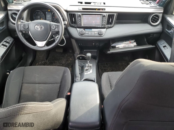 2017 Toyota RAV4 XLE with VIN JTMRFREV9HD199634, listed as a Copart auction lot 87889835 with 57,066 mi miles and Salvage Title. Bid and sale history available at carsss.com. Image 8.