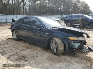 2005 Acura TL with VIN 19UUA66205A005454, listed as a Copart auction lot 45580325 with 0 mi miles and Salvage Title. Bid and sale history available at carsss.com. Image 4.