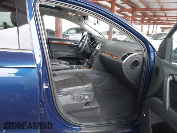 2015 Audi Q7 Premium Plus with VIN WA1LGAFE7FD010831, listed as a IAAI auction lot 41746007 with 106,796 mi miles and . Bid and sale history available at DreamBid. Image 5.