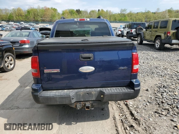 2007 Ford Explorer Sport Trac XLT with VIN 1FMEU51K27UA32194, listed as a Copart auction lot 54685355 with 99,879 mi miles and Clean title. Bid and sale history available at DreamBid. Image 6.