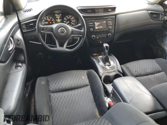 2017 Nissan Rogue SV with VIN KNMAT2MT8HP542591, listed as a Copart auction lot 45990045 with 129,979 mi miles and Salvage Title. Bid and sale history available at carsss.com. Image 8.