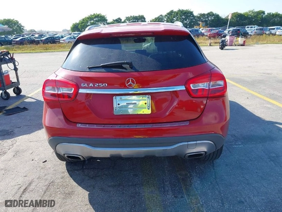 2018 Mercedes-Benz GLA with VIN WDCTG4EB0JJ530310, listed as a IAAI auction lot 41471158 with 82,752 mi miles. Bid and sale history available at carsss.com. Image 16.