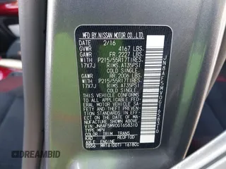 2016 Nissan Juke SL z VIN JN8AF5MV0GT658310, wystawiony jako IAAI lot #41842051 z przebiegiem 64 257 mil mil oraz . Historia ofert i sprzedaży dostępna na DreamBid. Obrazek 9.
