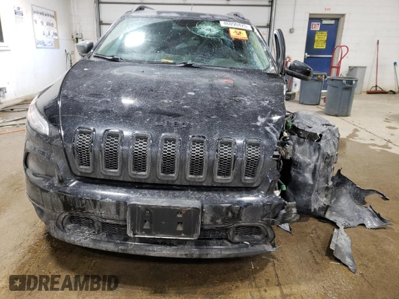 2018 Jeep Cherokee Limited with VIN 1C4PJMDX6JD541199, listed as a Copart auction lot 46090425 with 0 mi miles and Salvage Title. Bid and sale history available at carsss.com. Image 5.