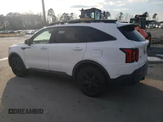 2022 Kia Sorento X-Line S with VIN 5XYRLDLC4NG083588, listed as a Copart auction lot 42587315 with 63,999 mi miles and Salvage Title. Bid and sale history available at carsss.com. Image 2.