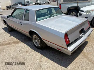 1986 Chevrolet Monte Carlo Sport с VIN 1G1GZ37G3GR118888, выставлен на аукционе Copart как лот 62009405 с пробегом 53 104 миль миль и Чистый • Clean title. История ставок и продаж доступна на DreamBid. Изображение 3.
