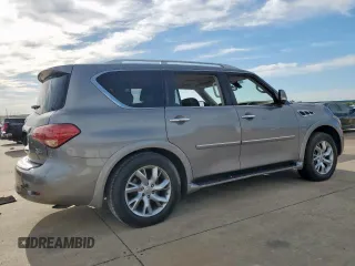 2011 Infiniti QX56 7-passenger with VIN JN8AZ2NFXB9504352, listed as a Copart auction lot 57708865 with Not provided miles and Clean title. Bid and sale history available at DreamBid. Image 3.