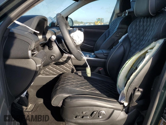 2023 Genesis GV80 with VIN KMUHCESC5PU120598, listed as a Copart auction lot 44137235 with 18,099 mi miles and Salvage title. Bid and sale history available at DreamBid. Image 7.