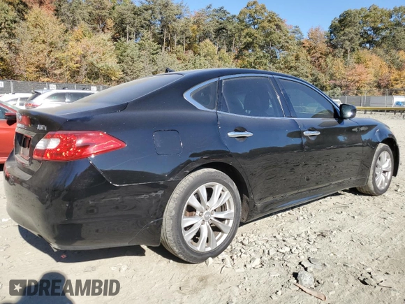 2011 Infiniti M37 with VIN JN1BY1AR5BM374655, listed as a Copart auction lot 77669284 with 245,636 mi miles and Salvage Title. Bid and sale history available at carsss.com. Image 3.