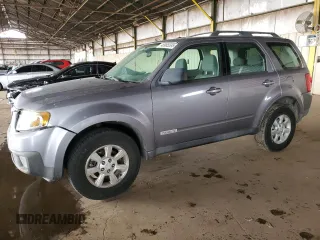 2008 Mazda Tribute Sport with VIN 4F2CZ02Z98KM23531, listed as a Copart auction lot 48985595 with 60,467 mi miles and Salvage Title. Bid and sale history available at DreamBid. Image 1.