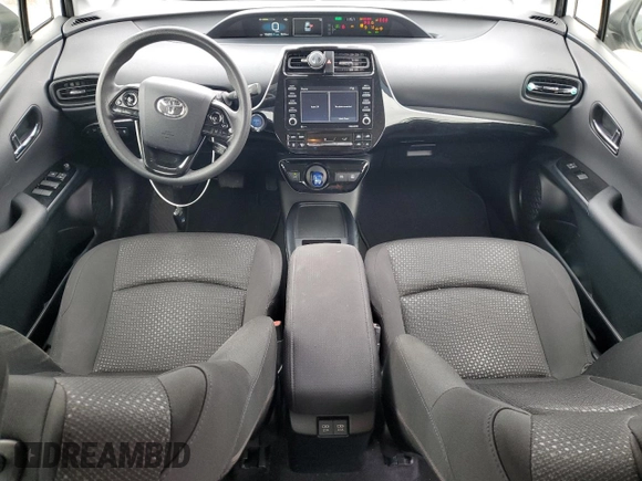2022 Toyota Prius L Eco with VIN JTDKAMFU4N3164249, listed as a Copart auction lot 47899625 with 75,692 mi miles and Salvage Title. Bid and sale history available at carsss.com. Image 8.