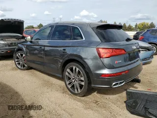 2018 Audi SQ5 Premium Plus with VIN WA1A4AFY3J2015507, listed as a Copart auction lot 75185954 with 71,386 mi miles and Salvage Title. Bid and sale history available at DreamBid. Image 2.