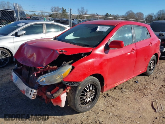 2009 Toyota Matrix with VIN 2T1KU40E29C175918, listed as a IAAI auction lot 41693932 with 110,609 mi miles and . Bid and sale history available at DreamBid. Image 17.