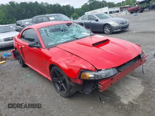 2002 Ford Mustang GT Deluxe with VIN 1FAFP42X52F183277, listed as a IAAI auction lot 42483076 with Not provided miles and . Bid and sale history available at DreamBid. Image 1.