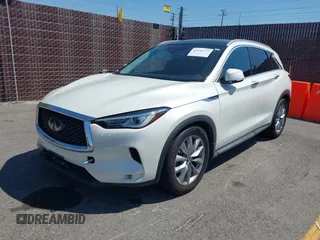 2019 Infiniti QX50 Luxe with VIN 3PCAJ5M10KF128308, listed as a IAAI auction lot 42242771 with 97,257 mi miles and . Bid and sale history available at DreamBid. Image 17.