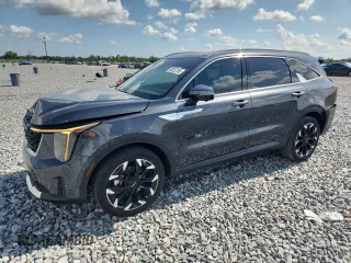 2024 Kia Sorento SX z VIN 5XYRK4JFXRG267911, wystawiony jako Copart lot #59252185 z przebiegiem 12 375 mil mil oraz Nie do naprawy • Non repairable. Historia ofert i sprzedaży dostępna na DreamBid. Obrazek 1.