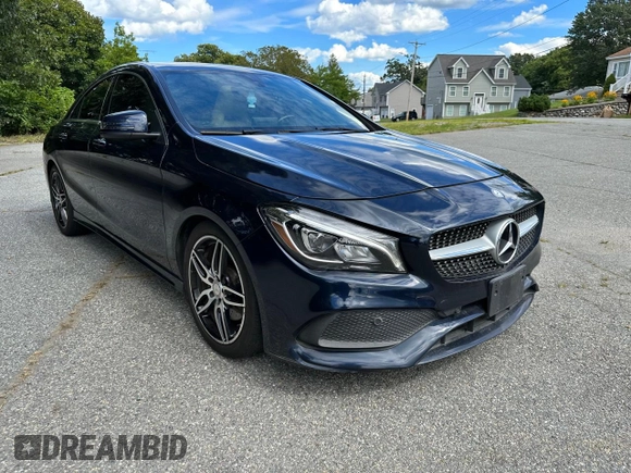2017 Mercedes-Benz CLA 250 with VIN WDDSJ4GB3HN406508, listed as a Copart auction lot 64348553 with 56,164 mi miles and . Bid and sale history available at DreamBid. Image 1.
