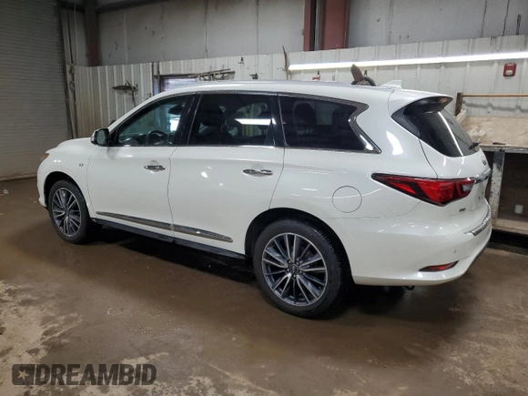 2020 Infiniti QX60 Luxe with VIN 5N1DL0MM5LC537886, listed as a Copart auction lot 50243325 with 50,241 mi miles and Salvage Title. Bid and sale history available at DreamBid. Image 2.