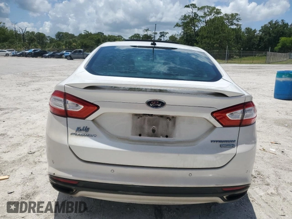 2016 Ford Fusion Titanium with VIN 3FA6P0K93GR140514, listed as a Copart auction lot 63153755 with 109,072 mi miles and Salvage title. Bid and sale history available at DreamBid. Image 6.