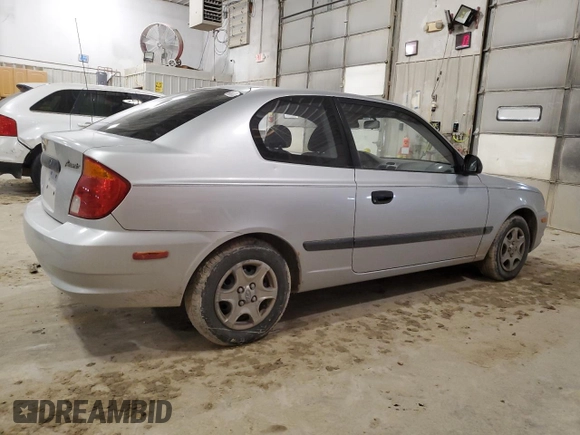 2004 Hyundai Accent with VIN KMHCF35C34U311951, listed as a Copart auction lot 45960045 with 171,902 mi miles and Clean Title. Bid and sale history available at carsss.com. Image 3.