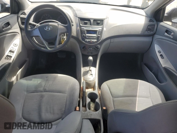 2017 Hyundai Accent SE with VIN KMHCT4AE9HU213552, listed as a Copart auction lot 51406325 with 121,987 mi miles and Salvage Title. Bid and sale history available at carsss.com. Image 8.
