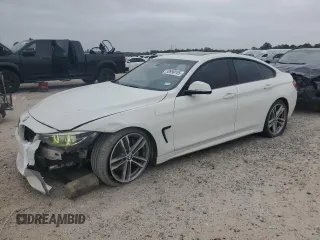 2018 BMW 4 Series 430i z VIN WBA4J1C55JBA30208, wystawiony jako Copart lot #50950105 z przebiegiem 135 665 mil mil oraz Szkoda całkowita • Salvage title. Historia ofert i sprzedaży dostępna na DreamBid. Obrazek 1.