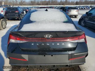 2025 Hyundai Elantra SEL Sport with VIN KMHLM4DG0SU905362, listed as a Copart auction lot 44497325 with 1,144 mi miles and Salvage Title. Bid and sale history available at carsss.com. Image 6.
