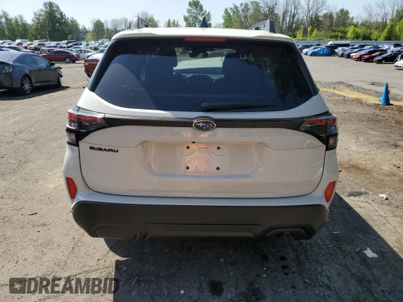 2025 Subaru Forester Premium with VIN JF2SLDBC0SH500311, listed as a Copart auction lot 55269395 with 508 mi miles and Salvage title. Bid and sale history available at DreamBid. Image 6.