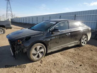 2017 Hyundai Sonata Hybrid Limited with VIN KMHE34L17HA051912, listed as a Copart auction lot 71413254 with 106,014 mi miles and Salvage Title. Bid and sale history available at carsss.com. Image 1.