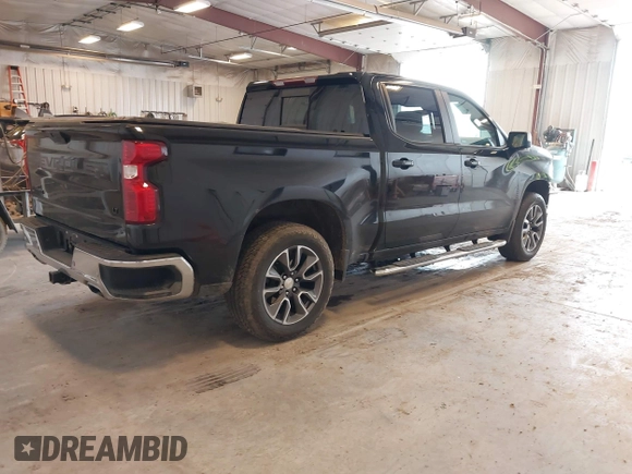 2022 Chevrolet Silverado 1500 LT with VIN 3GCUYDED2NG129499, listed as a IAAI auction lot 41965154 with 32,659 mi miles and . Bid and sale history available at DreamBid. Image 4.