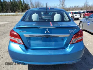 2017 Mitsubishi Mirage G4 SE with VIN ML32F4FJ4HHF07064, listed as a Copart auction lot 53099665 with 77,556 mi miles and Salvage Title. Bid and sale history available at carsss.com. Image 6.