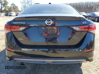 2020 Nissan Sentra SR with VIN 3N1AB8DV7LY289958, listed as a Copart auction lot 49852365 with 66,672 mi miles and Salvage Title. Bid and sale history available at DreamBid. Image 6.