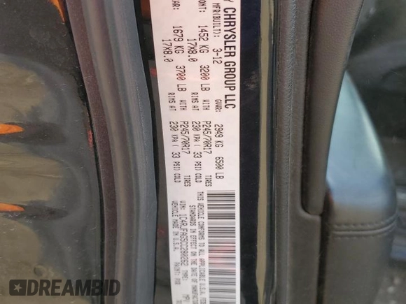 2012 Jeep Grand Cherokee Laredo with VIN 1C4RJFAG5CC280262, listed as a Copart auction lot 48686475 with 130,673 mi miles and Salvage Title. Bid and sale history available at carsss.com. Image 15.