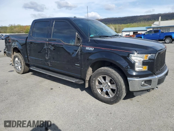 2016 Ford F-150 XLT with VIN 1FTEW1EG6GFC44873, listed as a Copart auction lot 54140285 with 77,076 mi miles and Salvage Title. Bid and sale history available at carsss.com. Image 4.