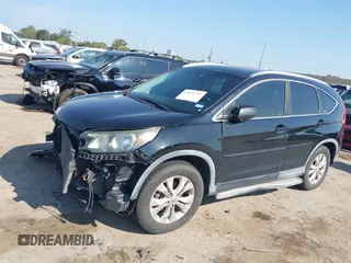 2012 Honda CR-V EX-L with VIN JHLRM3H75CC000676, listed as a IAAI auction lot 40851787 with 162,855 mi miles. Bid and sale history available at carsss.com. Image 2.