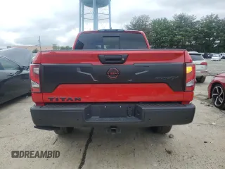 2024 Nissan Titan Pro-4X with VIN 1N6AA1ED8RN118197, listed as a Copart auction lot 64471595 with 3,576 mi miles and Salvage title. Bid and sale history available at DreamBid. Image 6.