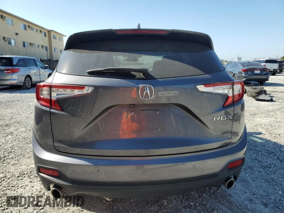 2020 Acura RDX w/Advance Pkg with VIN 5J8TC1H78LL020965, listed as a Copart auction lot 87675995 with 41,661 mi miles and Salvage Title. Bid and sale history available at carsss.com. Image 6.