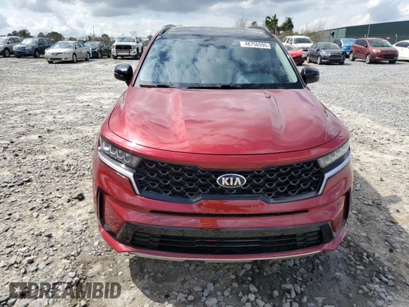 2021 Kia Sorento S with VIN 5XYRL4LC1MG002528, listed as a Copart auction lot 48756595 with 61,055 mi miles and Non Repairable. Bid and sale history available at DreamBid. Image 5.