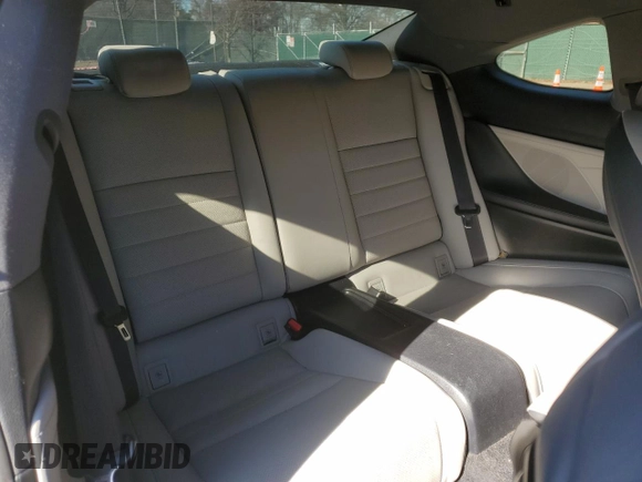 2016 Lexus RC 300 F Sport with VIN JTHSM5BC1G5000439, listed as a Copart auction lot 50539755 with 36,401 mi miles and Salvage Title. Bid and sale history available at DreamBid. Image 10.